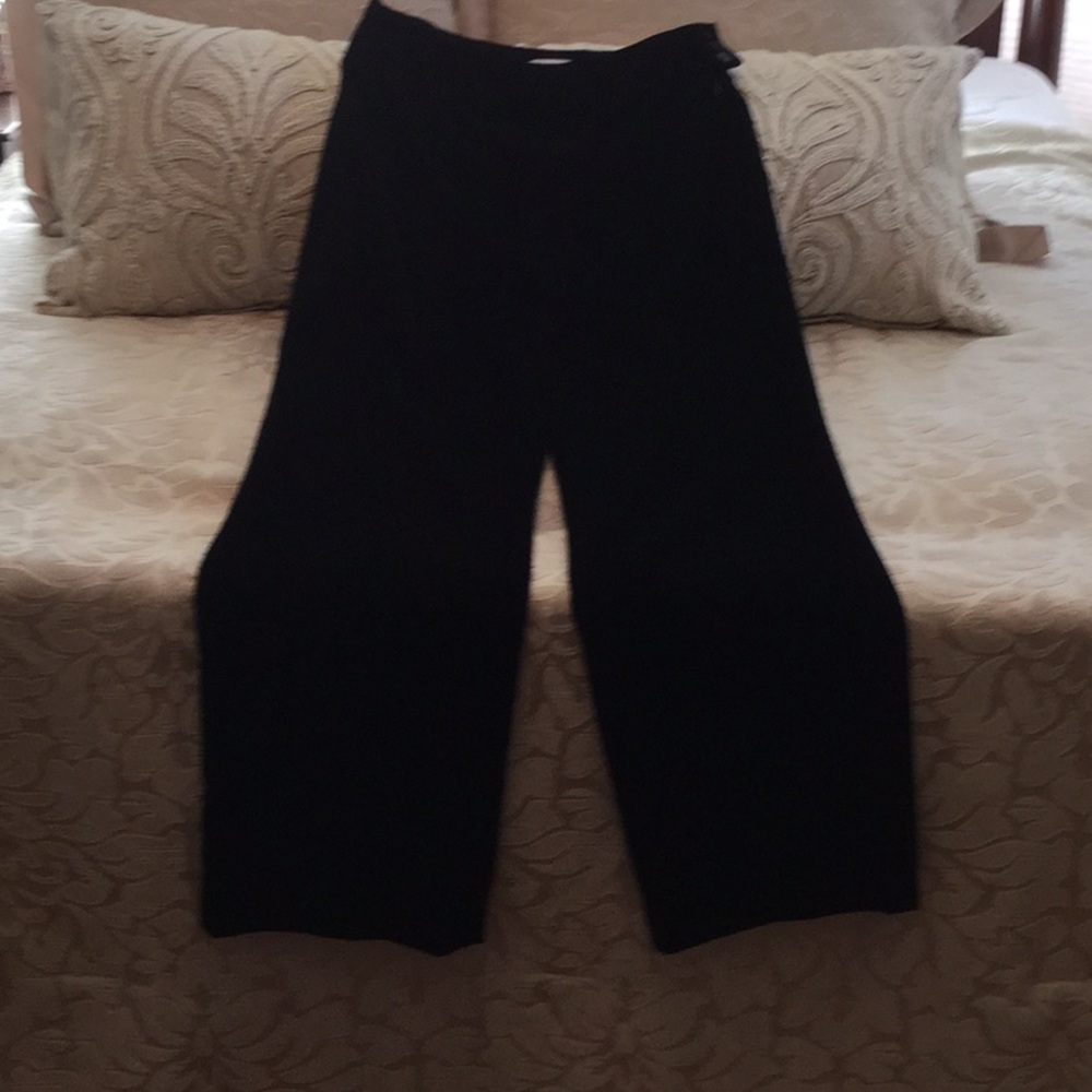 Loft velvet wide leg pants
